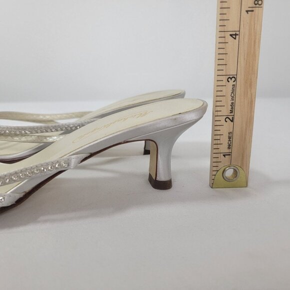 Michaelangelo Michael Angelo Heels shoes Heel MARLY Women's Size 8.5 sequins - Picture 5 of 10